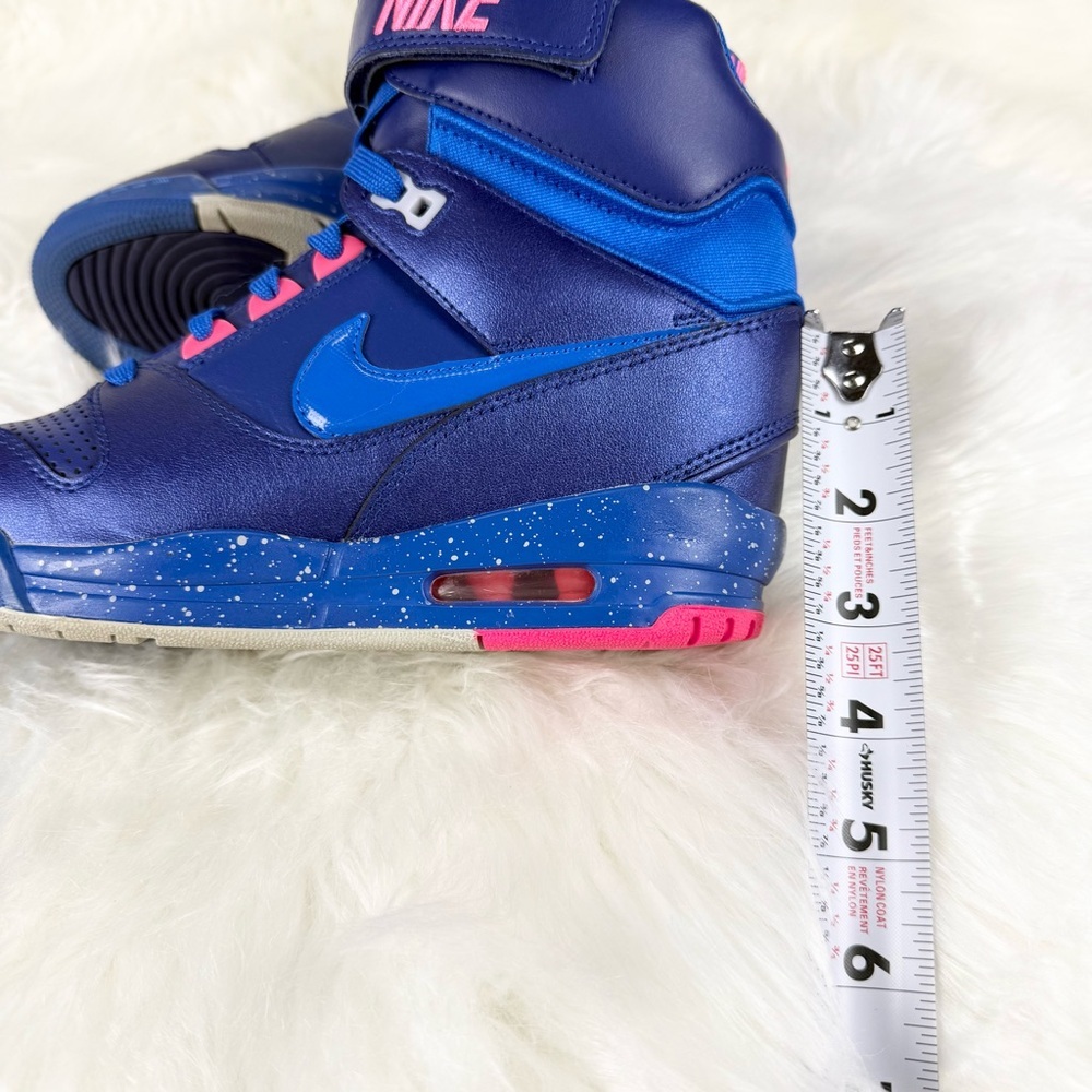 Nike Air Revolution Sky High High-Top Sneakers with Hidden Wedge Heel - Picture 7 of 8